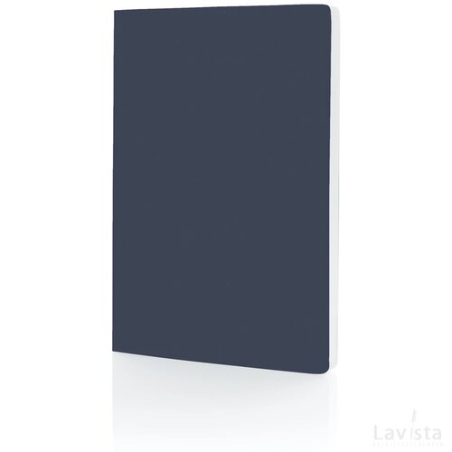 Impact softcover steenpapier notitieboek A5 donkerblauw