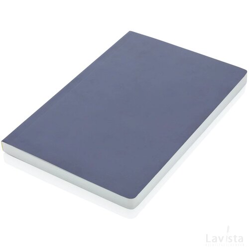Impact softcover steenpapier notitieboek A5 donkerblauw