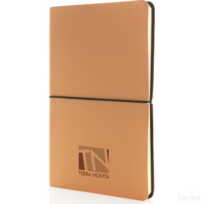 Moderne deluxe softcover notitieboek A5 bruin