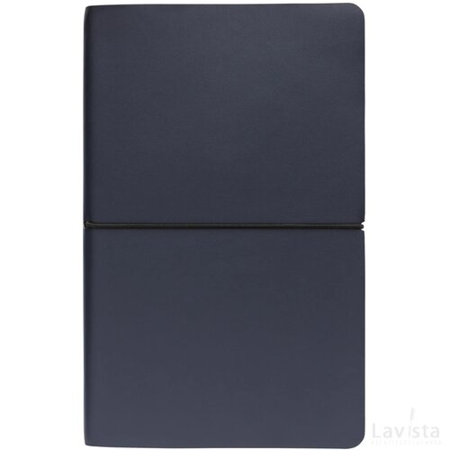 Moderne deluxe softcover notitieboek A5 donkerblauw