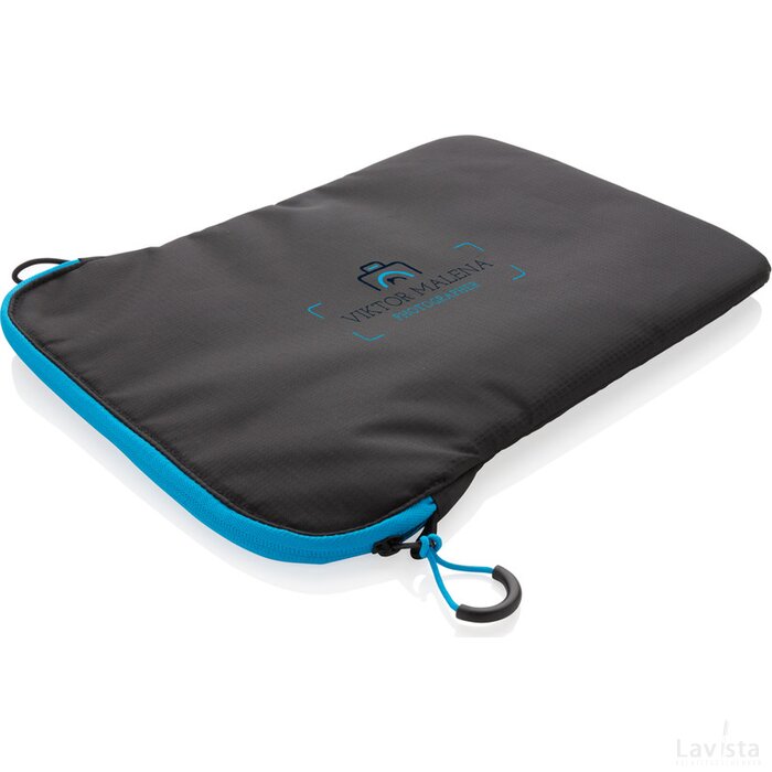 Lichtgewicht 15.4" laptophoes PVC-vrij zwart, blauw