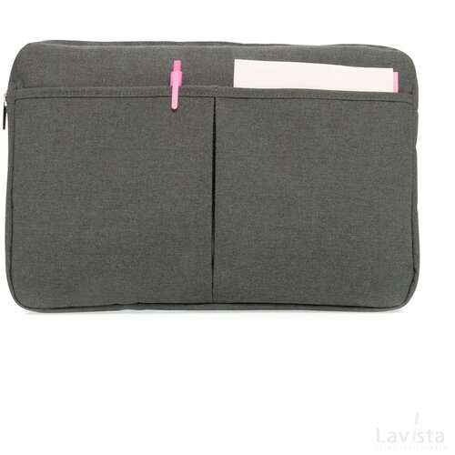 PVC vrije laptop hoes 15” grijs
