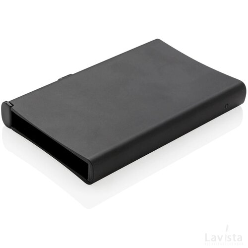 Standaard aluminum RFID kaarthouder zwart
