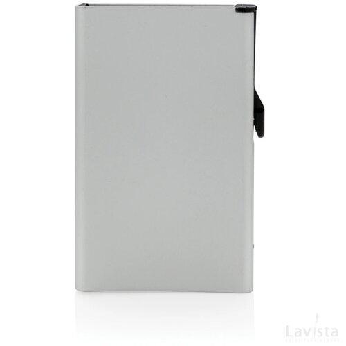 Standaard aluminum RFID kaarthouder zilver