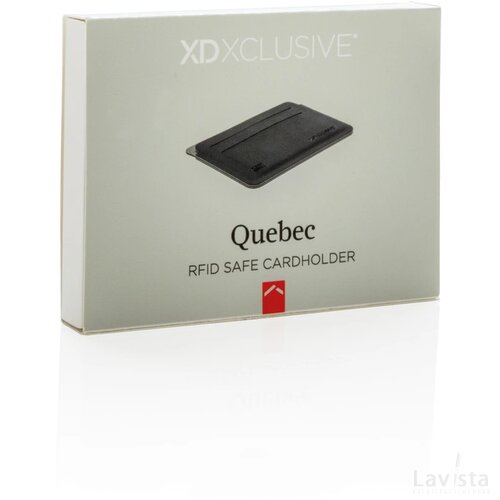 Quebec RFID kaarthouder zwart, grijs