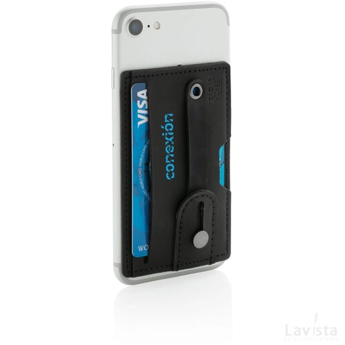 3-in-1 telefoon kaarthouder RFID zwart