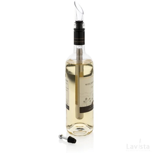 Vino wijnkoelstick zilver