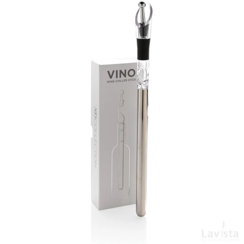 Vino wijnkoelstick zilver