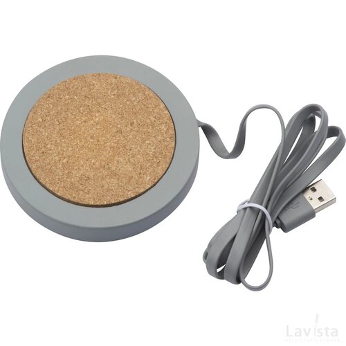 Draadloze oplander uit Limestone cement grijs silvergrey zilvergrijs