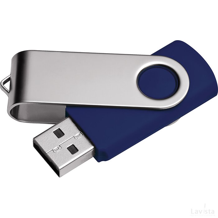 USB-stick donkerblauw darkblue donkerblauw