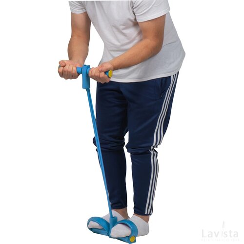 Buik-en rugtrainer lichtblauw