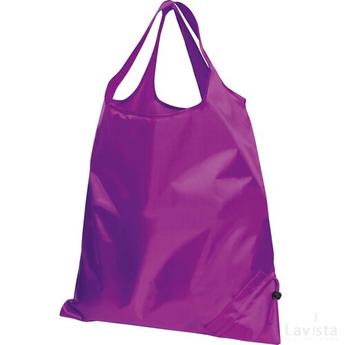 Opvouwbare draagtas paars purple roze