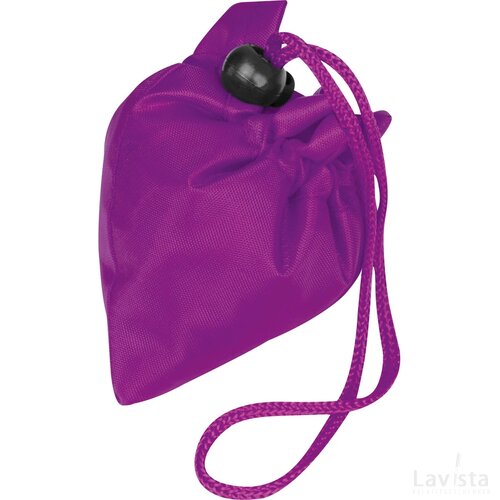 Opvouwbare draagtas paars purple roze