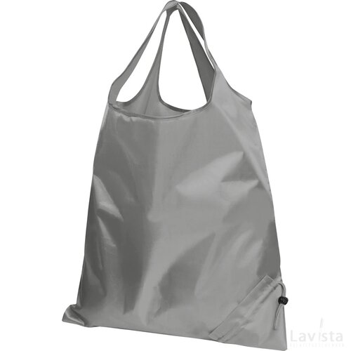 Opvouwbare draagtas grijs silvergrey zilvergrijs