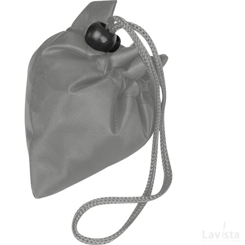 Opvouwbare draagtas grijs silvergrey zilvergrijs