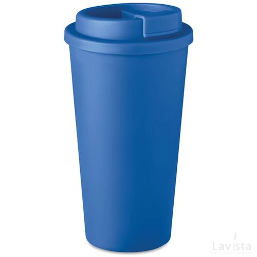 Dubbelwandige drinkbeker 475 ml Tuesday blauw