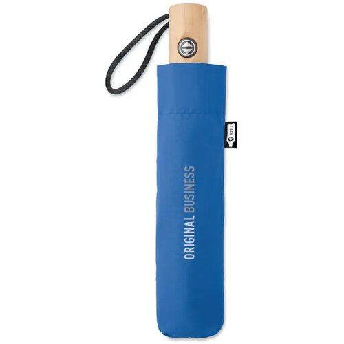 23 inch opvouwbare paraplu Leeds Kobaltblauw
