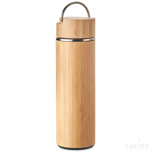 Dubbelwandige fles 400ml Tampere hout