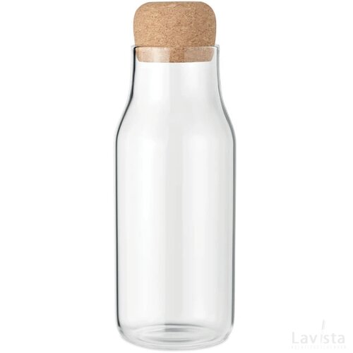 Glazen karaf met kurk 600 ml Osna transparant