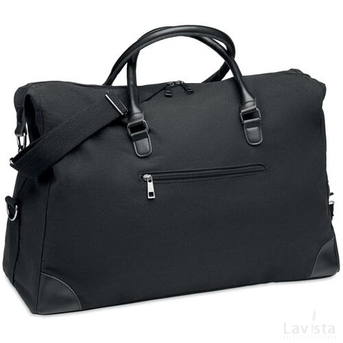 Canvas weekendtas 340 gr/m² Monaco zwart