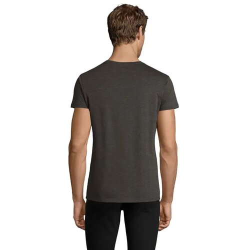 Regent f heren t-shirt 150g Regent fit charcoal melange