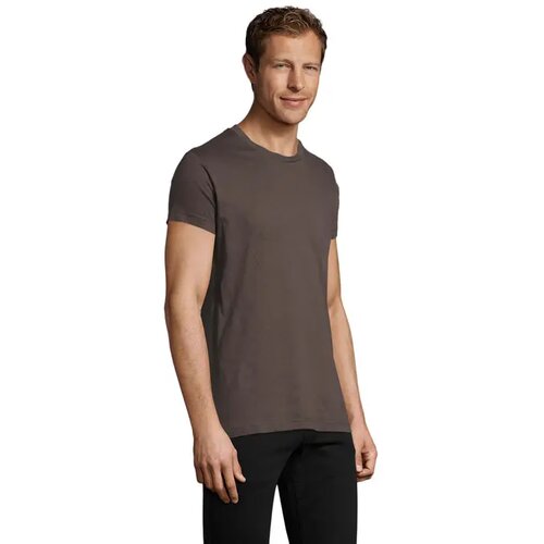 Regent f heren t-shirt 150g Regent fit donker grijs