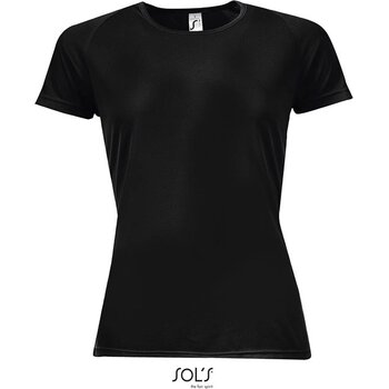 Sportydames t-shirt 140g Sporty women zwart