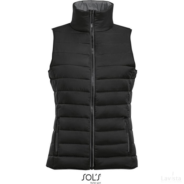 Wave dames bodywarmer 180g Wave women zwart