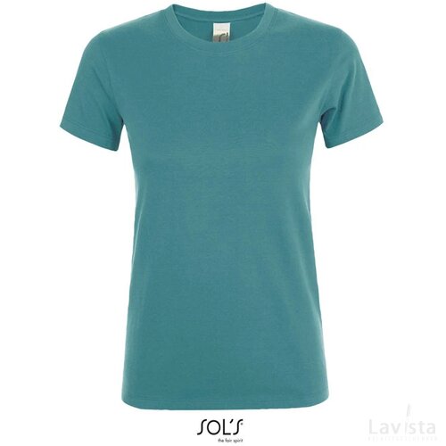 Regent dames t-shirt 150g Regent women duck blauw