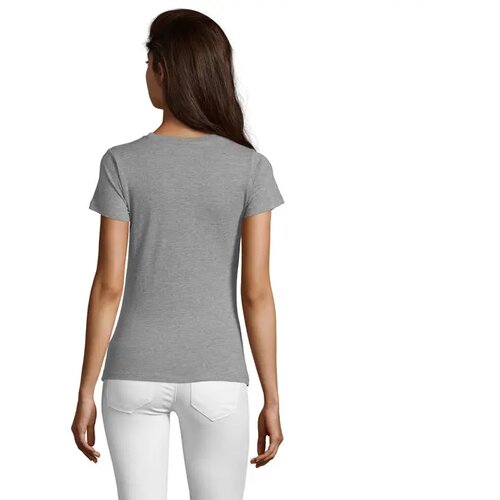 Regent f dames t-shirt 150g Regent fit women grijs melange