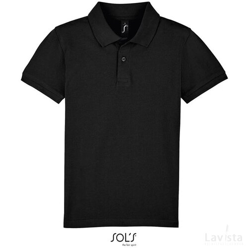 Perfect kinder polo 180g Perfect kids zwart