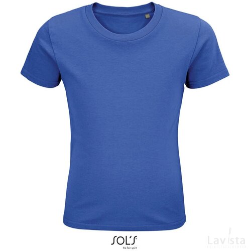 Pioneer kind t-shirt 175g Pioneer kids koningsblauw