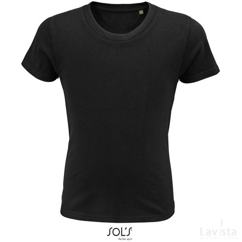 Pioneer kind t-shirt 175g Pioneer kids deep black