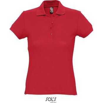 Passion dames polo 170g Passion rood