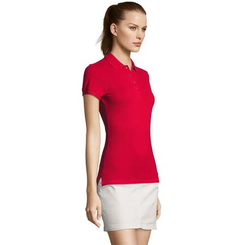 Passion dames polo 170g Passion rood