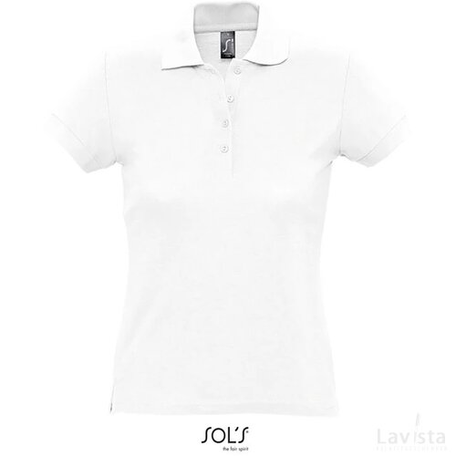 Passion dames polo 170g Passion wit