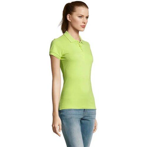 Passion dames polo 170g Passion apple green