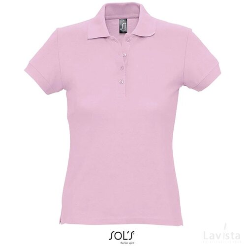 Passion dames polo 170g Passion pink