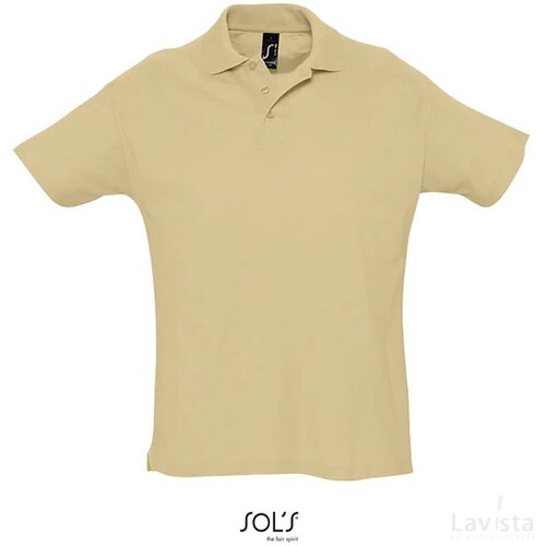 Summer ii heren polo 170g Summer ii sand