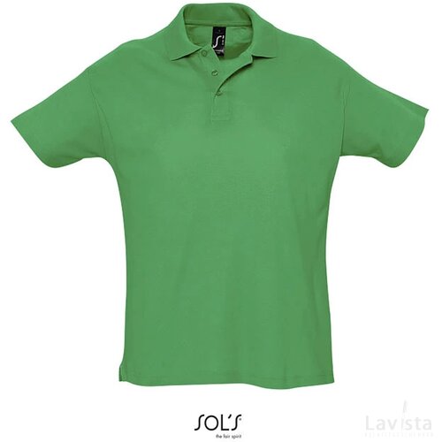 Summer ii heren polo 170g Summer ii helder groen