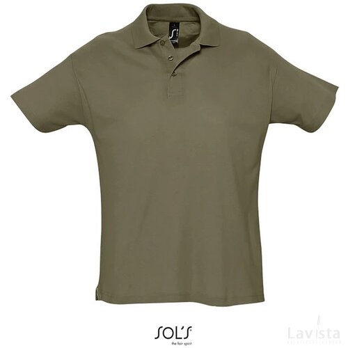 Summer ii heren polo 170g Summer ii army