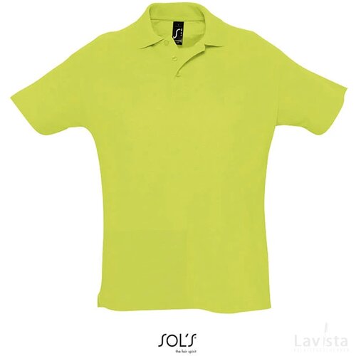 Summer ii heren polo 170g Summer ii apple green