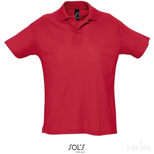 Summer ii heren polo 170g Summer ii rood
