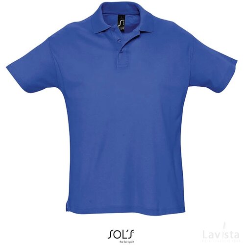 Summer ii heren polo 170g Summer ii koningsblauw