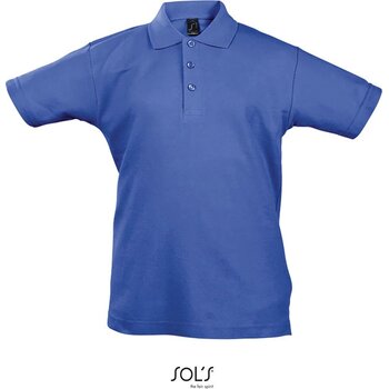 Summer ii kinder polo 170g Summer ii kids koningsblauw
