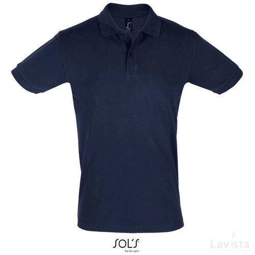 Perfect heren polo 180g Perfect men franse marine