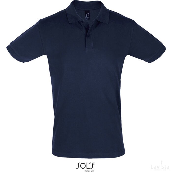 Perfect heren polo 180g Perfect men franse marine