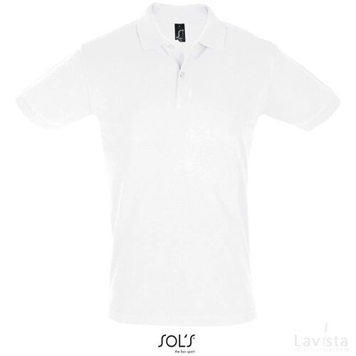 Perfect heren polo 180g Perfect men wit