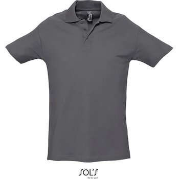 Spring ii heren polo210g Spring ii muisgrijs