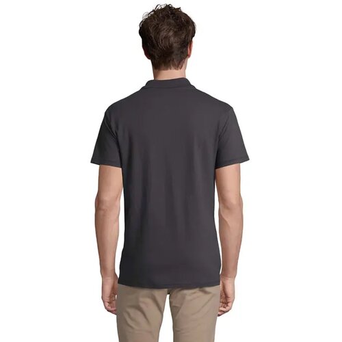 Spring ii heren polo210g Spring ii muisgrijs